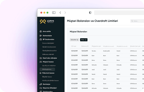 Client balance management