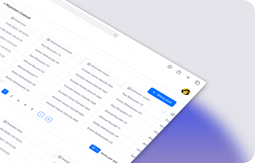 Admin homepage (real-time stats)